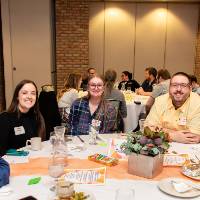 six people at luncheon table photo 5